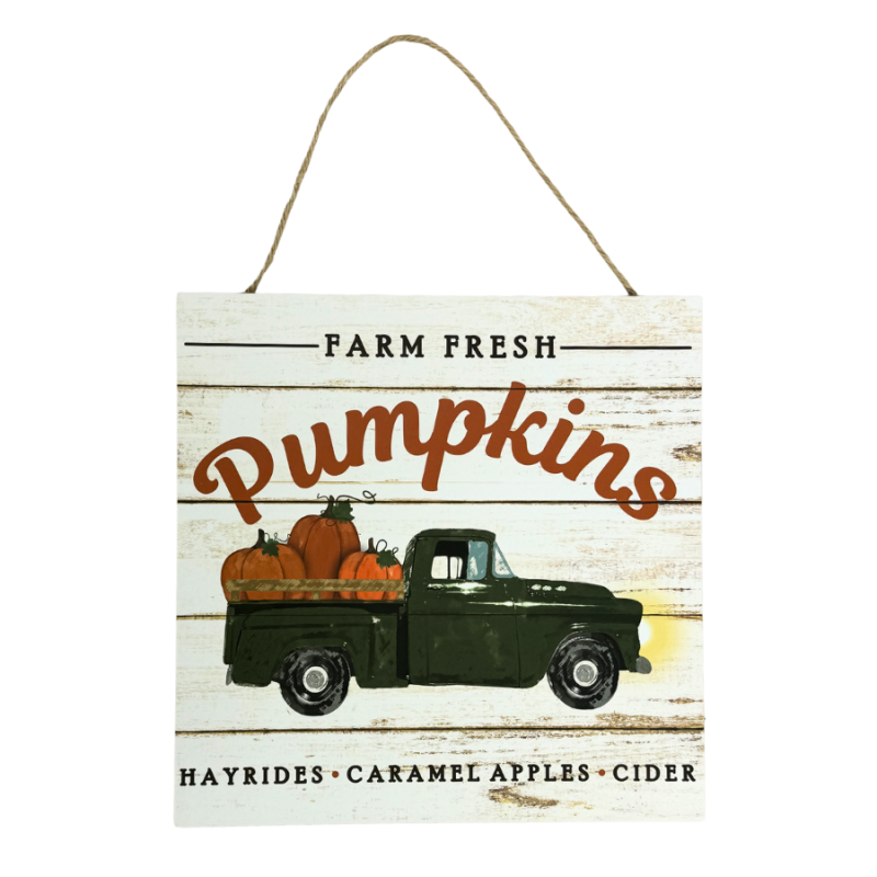 Farm Fresh Pumpkins Wall Sign