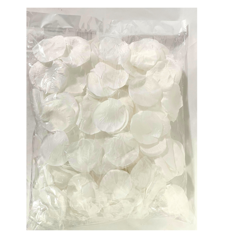 Artificial Rose Petals - White