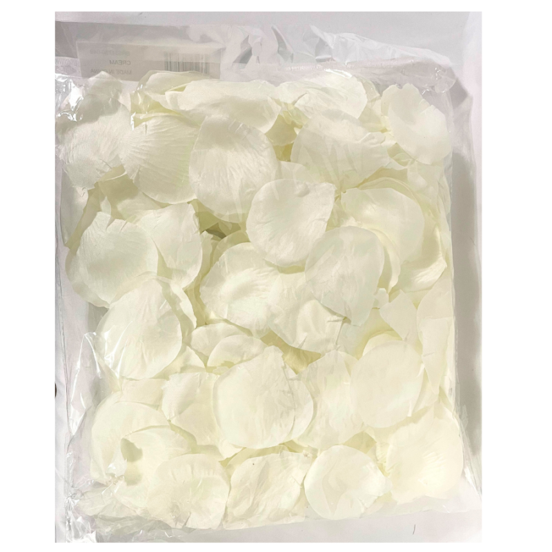 Artificial Rose Petals - Cream