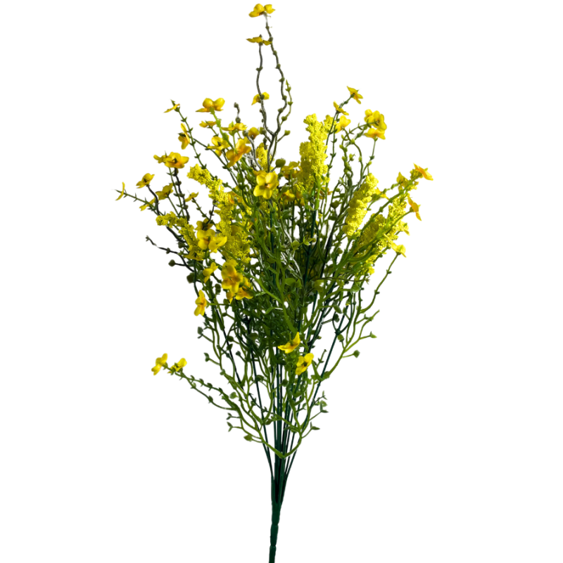 20" Baby's Breath & Lavender Filler Bush - Yellow