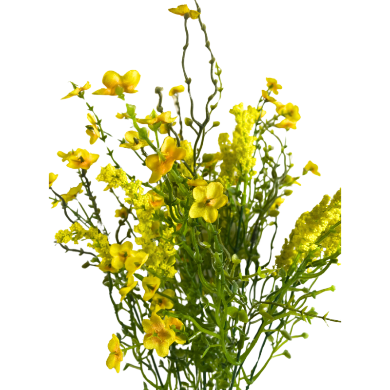 20" Baby's Breath & Lavender Filler Bush - Yellow