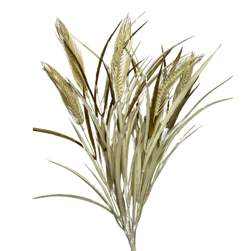 21" Wheat and Grass Bush- Beige