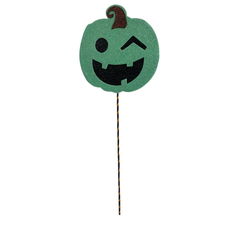 21" Jack O Lantern Green Pick