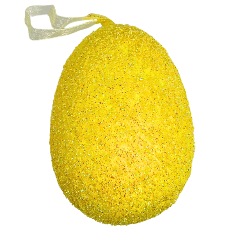 6" Yellow Easter Egg