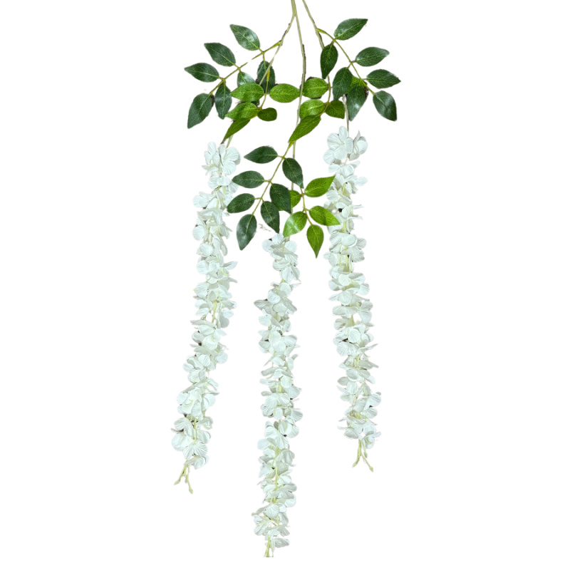 43" Wisteria Spray- White