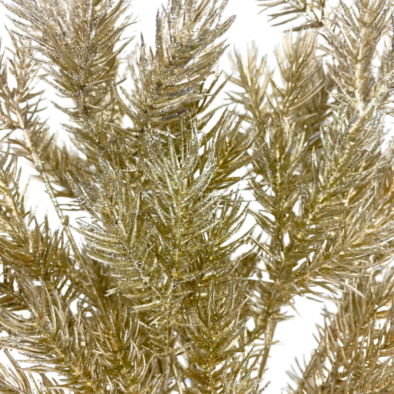 20" Gold Pine w/ Glitter Bush