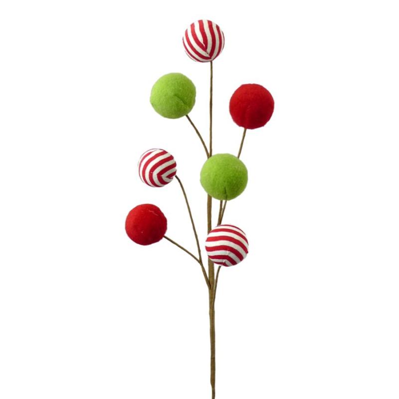 26" Felt RDGN Peppermint Ball Spray