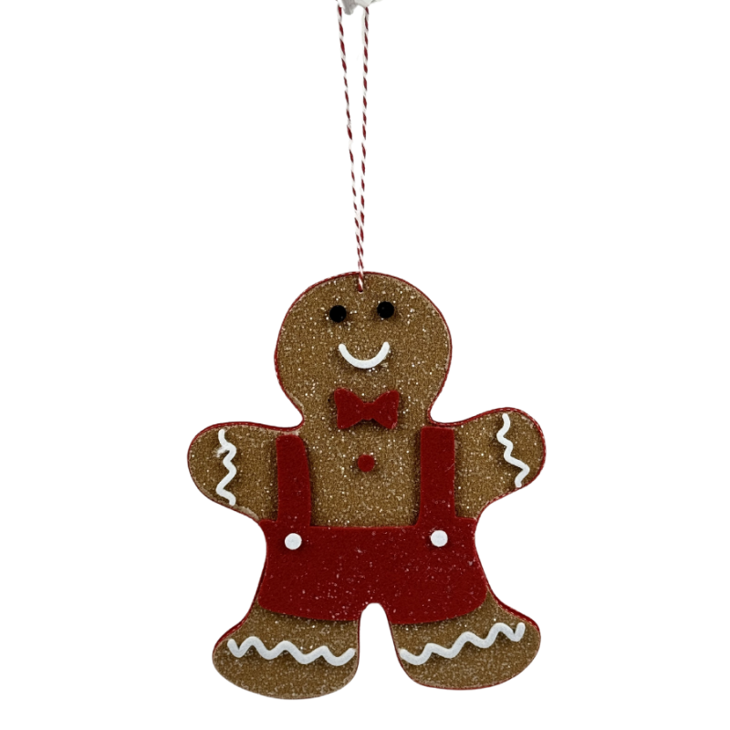 9" Foam Gingerbread Boy Ornament