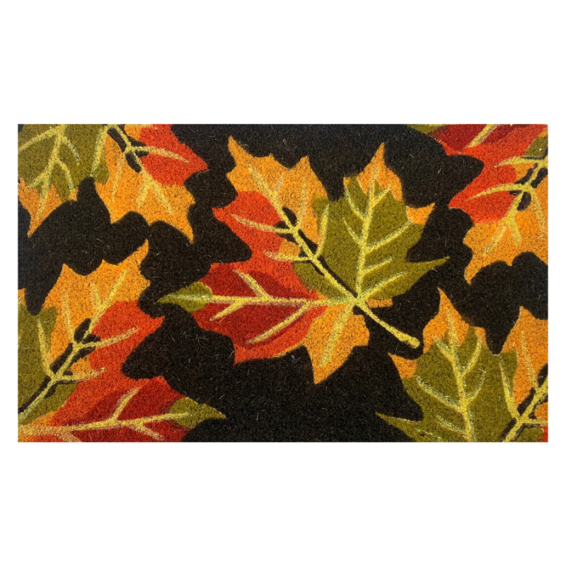 Fall Leaves 18 x 30 Coir Rug