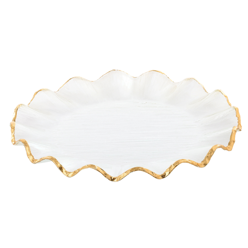 13.2" Scalloped Charger Plate