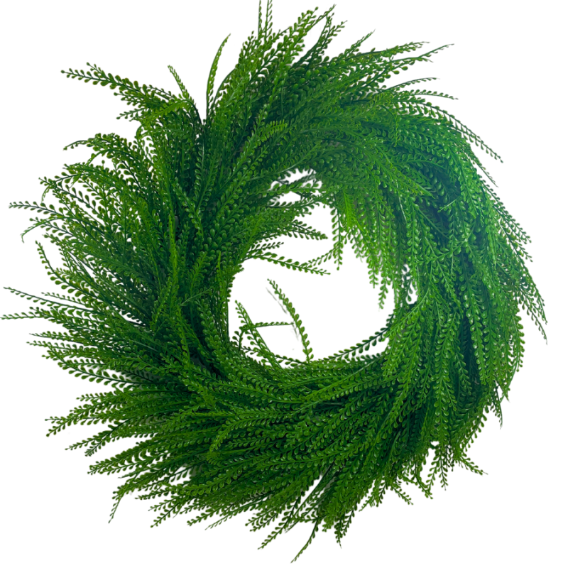 22" UV Bead Grass Wreath