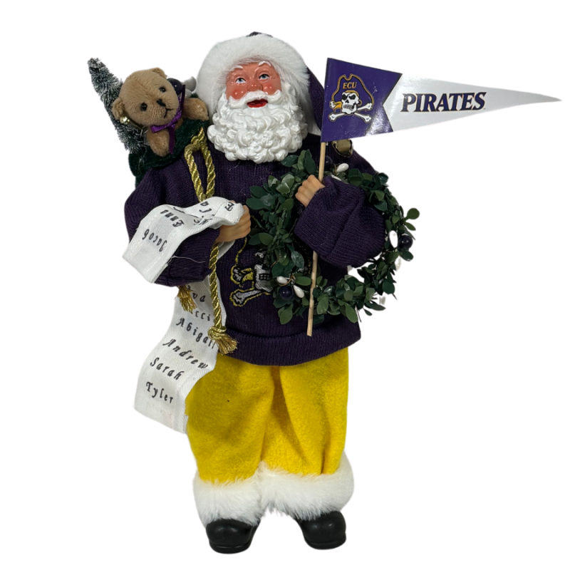 12" ECU Santa Figurine