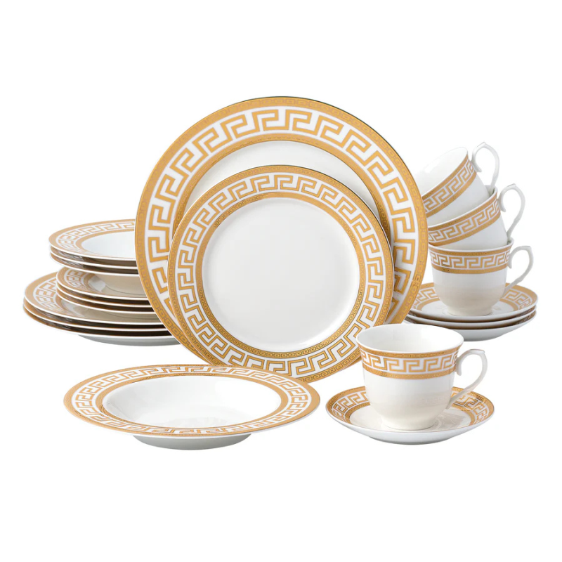 20pc Fine Porcelain Set Dinner Set