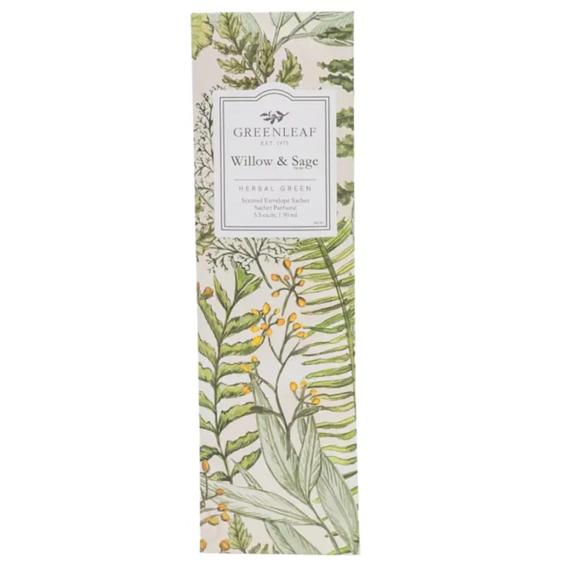 90ml Scented Envelope Sachet- Willow & Sage