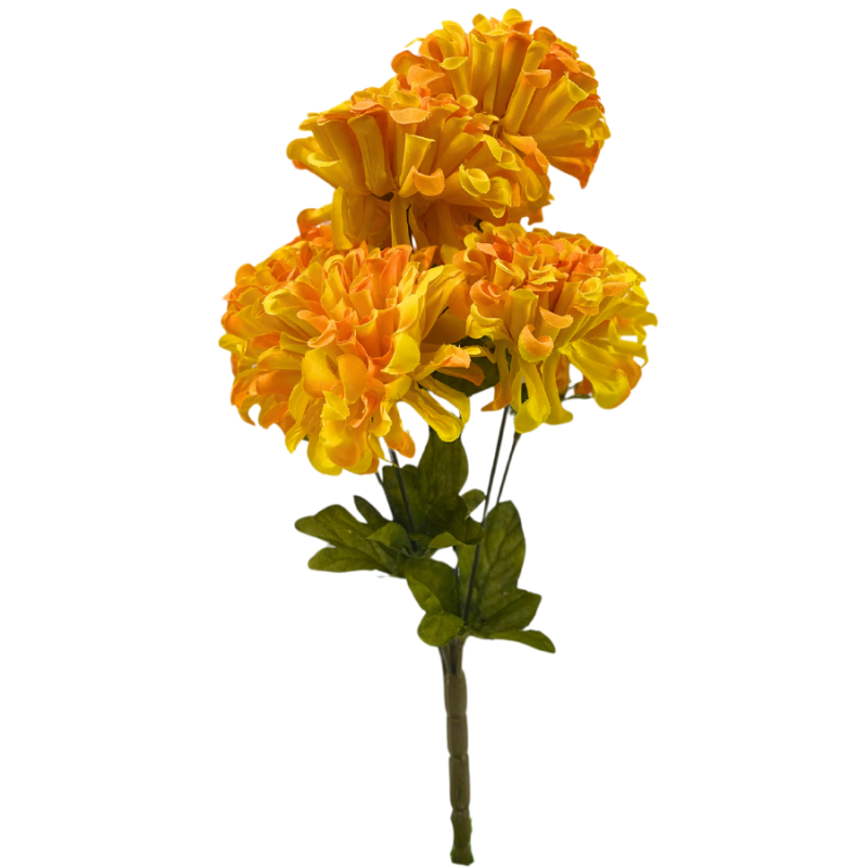 20" Golden Yellow Marigold Bush