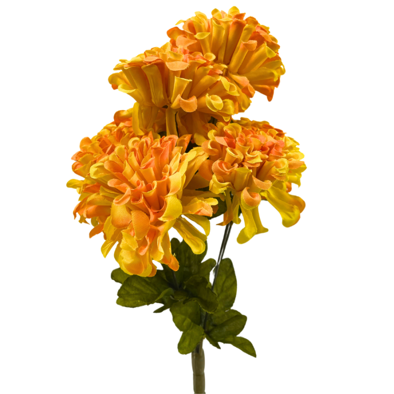 20" Golden Yellow Marigold Bush