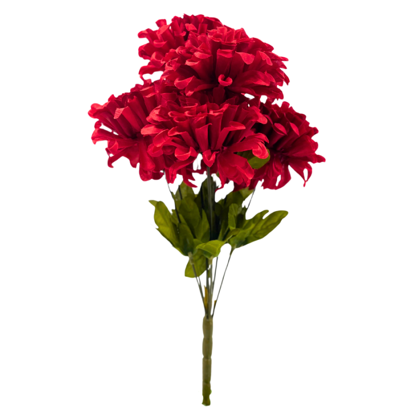 20" Ruby Red Marigold Bush