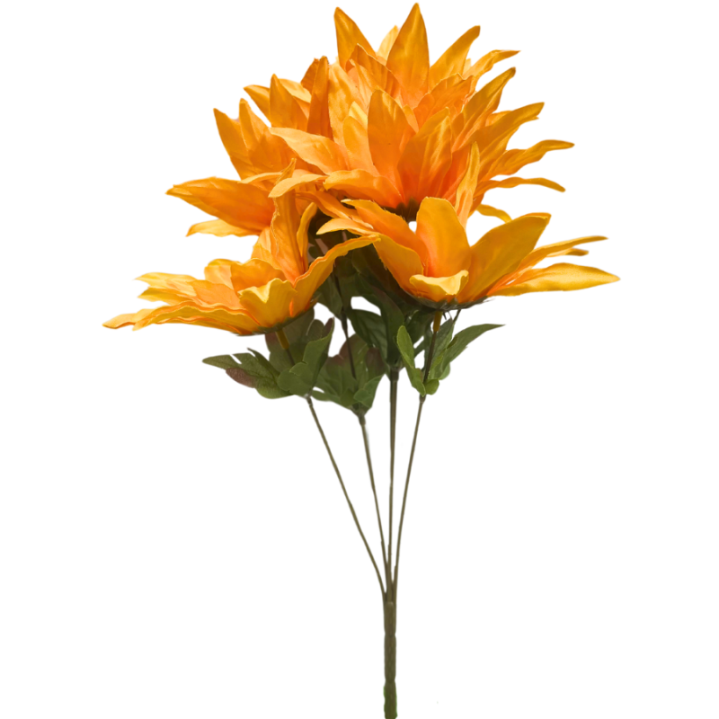 17" Sunshine Yellow Dahlia Bush