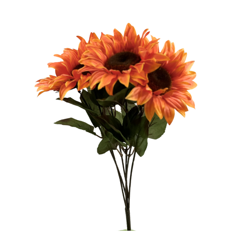 21" Orange Sunflower