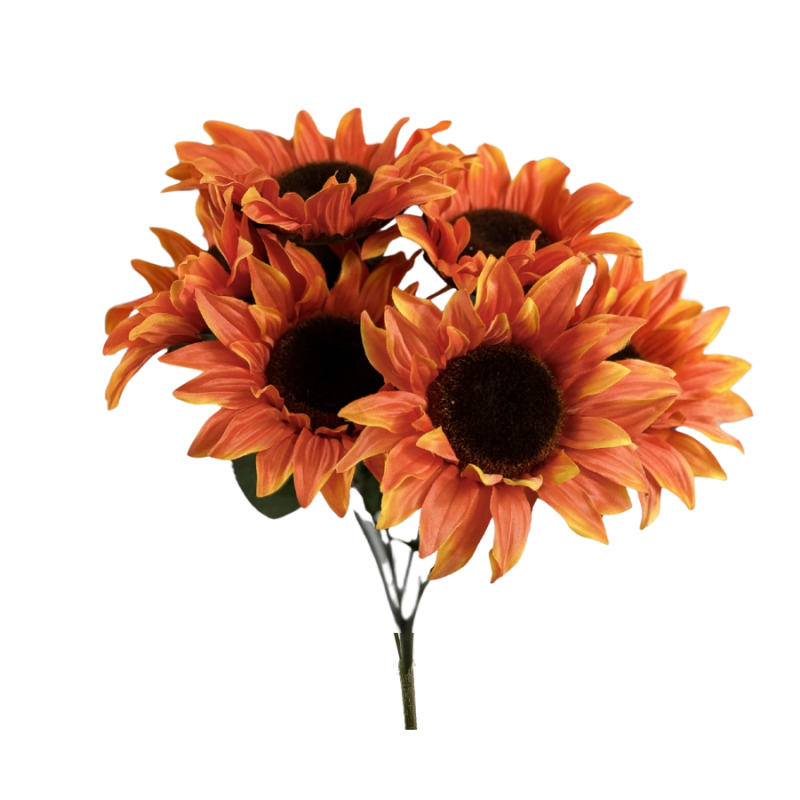 21" Orange Sunflower