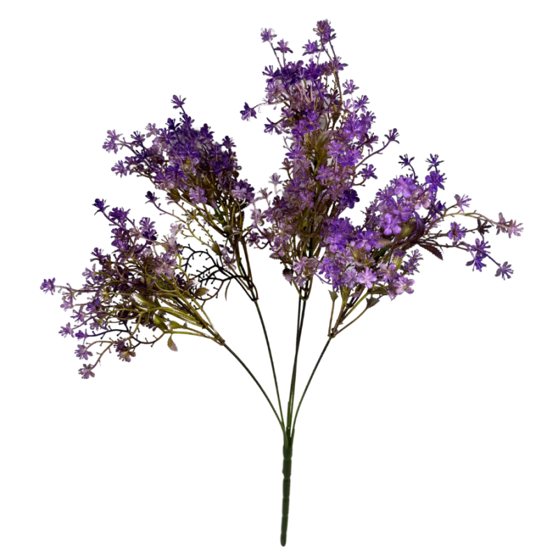 18" Gypsophila Bush- Dark Purple