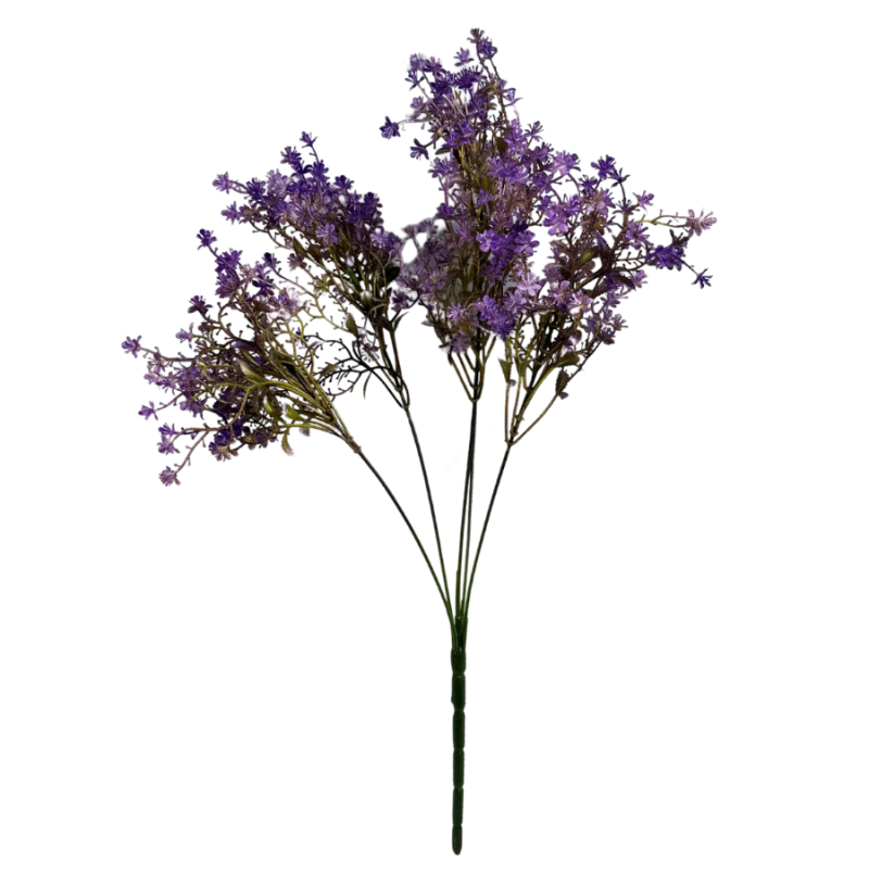 18" Gypsophila Bush- Dark Purple