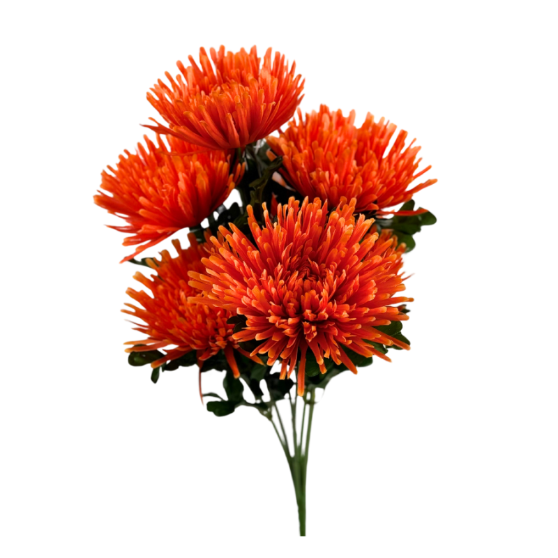 20" Chrysanthemum Bush- Orange