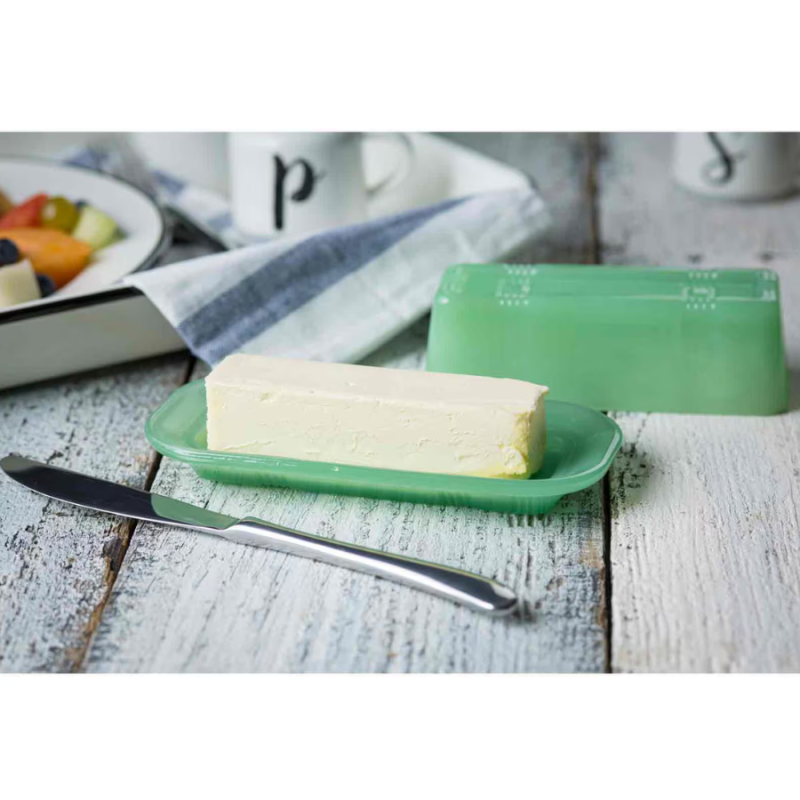 Jadeite Glass Butter Dish