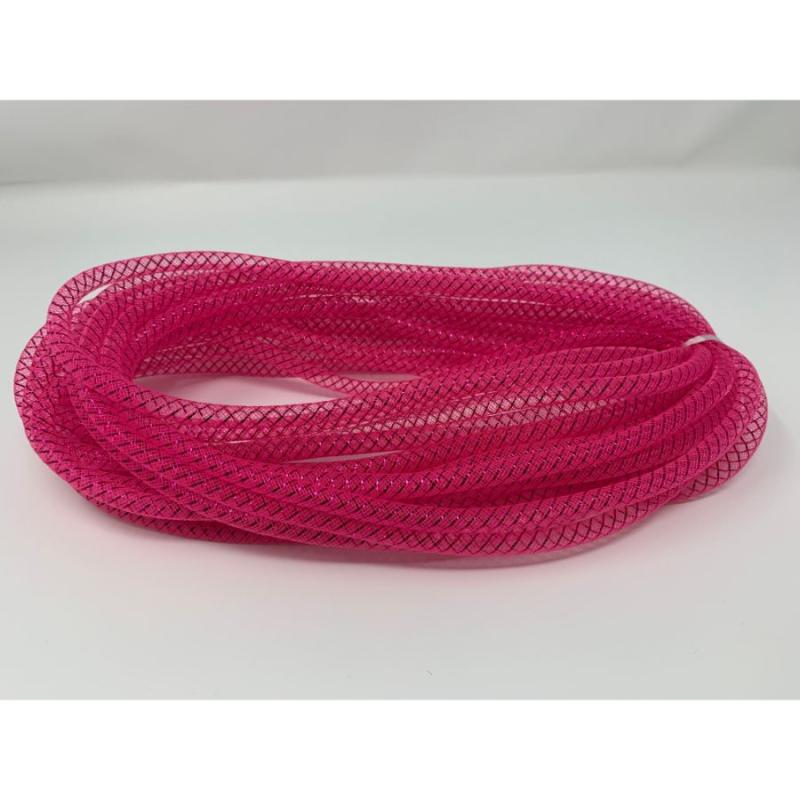 Mesh Tubing Fuchsia Deco Mesh