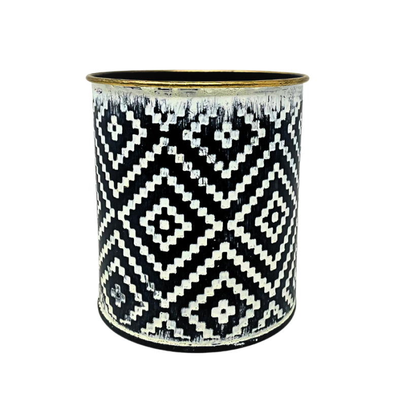 4” Geometric Motif Planter - Small