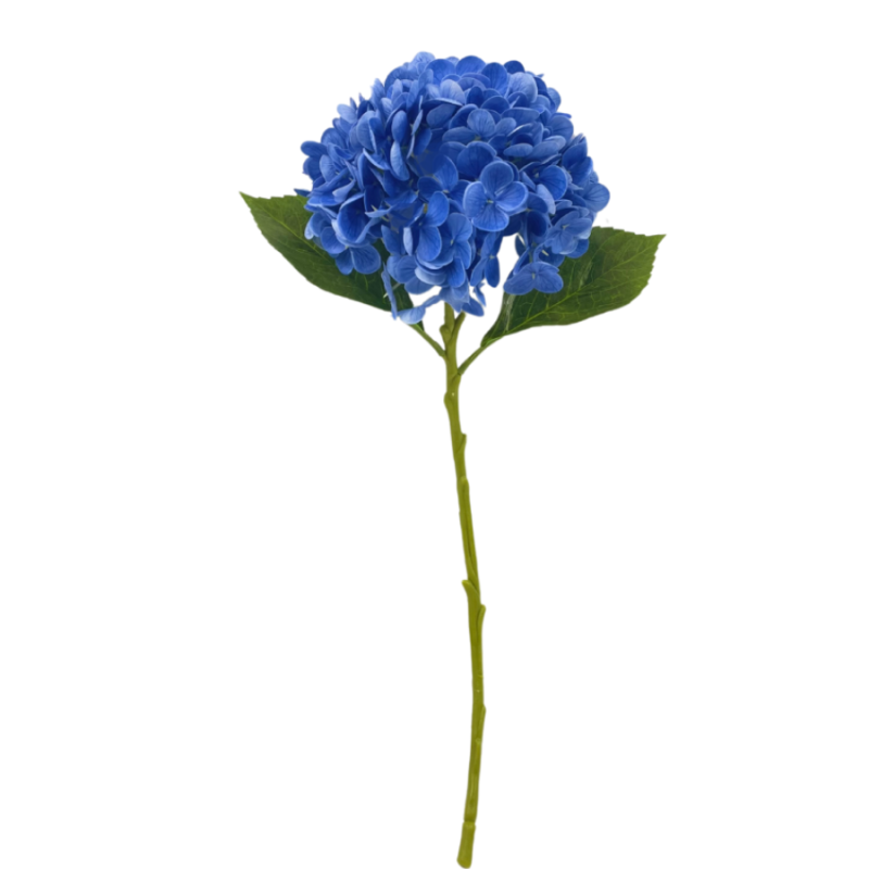 18.5" Real Touch Hydrangea - Dark Blue