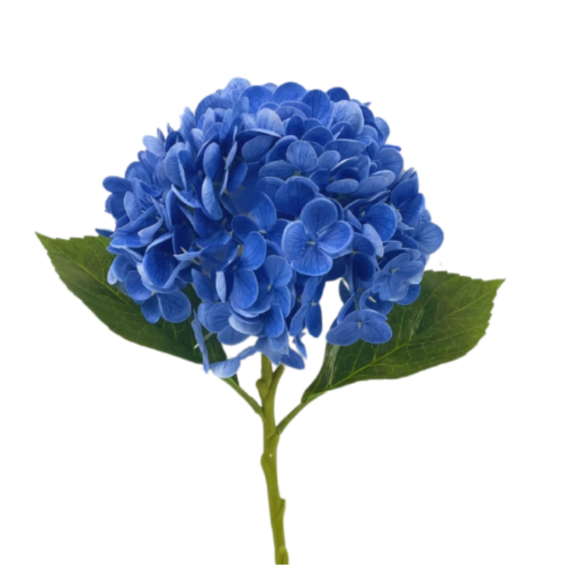 18.5" Real Touch Hydrangea - Dark Blue