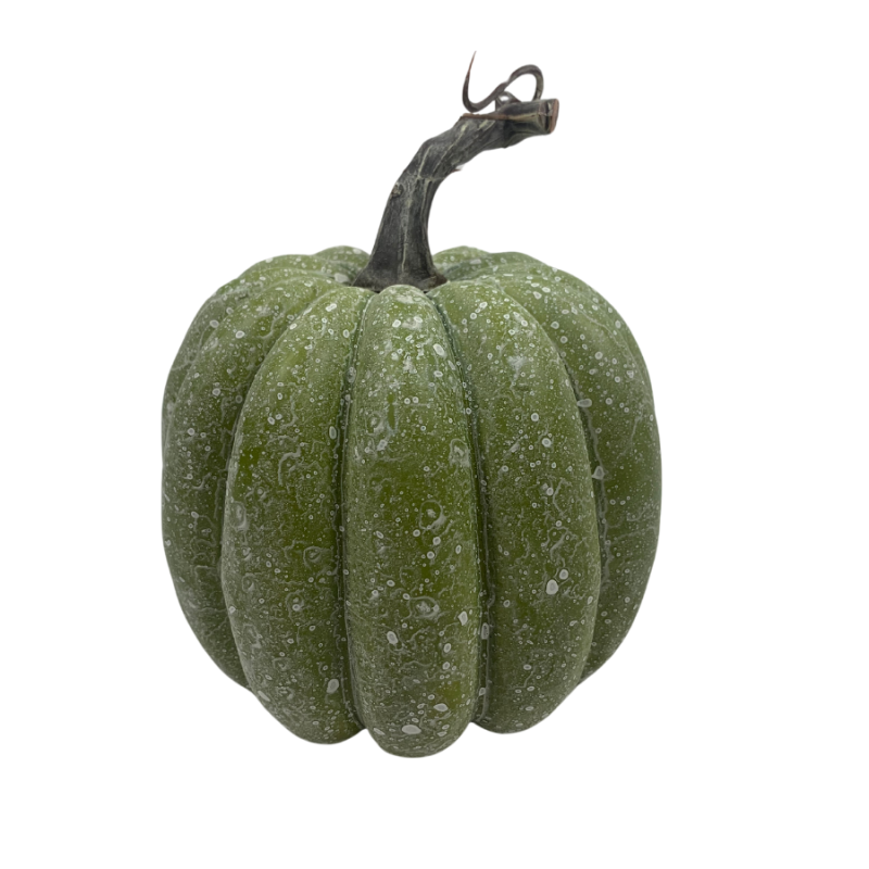 5" Green Weathered Pumpkin