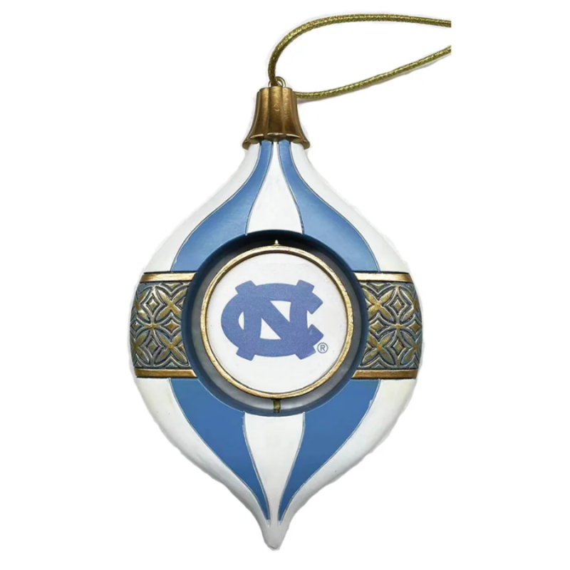 5" Tarheel Spinning Bulb Holiday Ornament