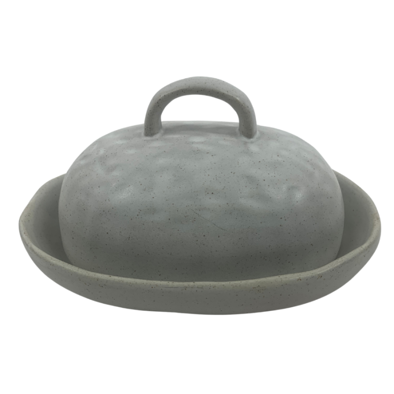 8" Ceramic Butter Dish