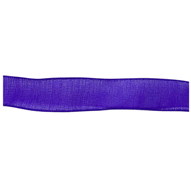 1.5" x 10yd Violet Gauze Ribbon