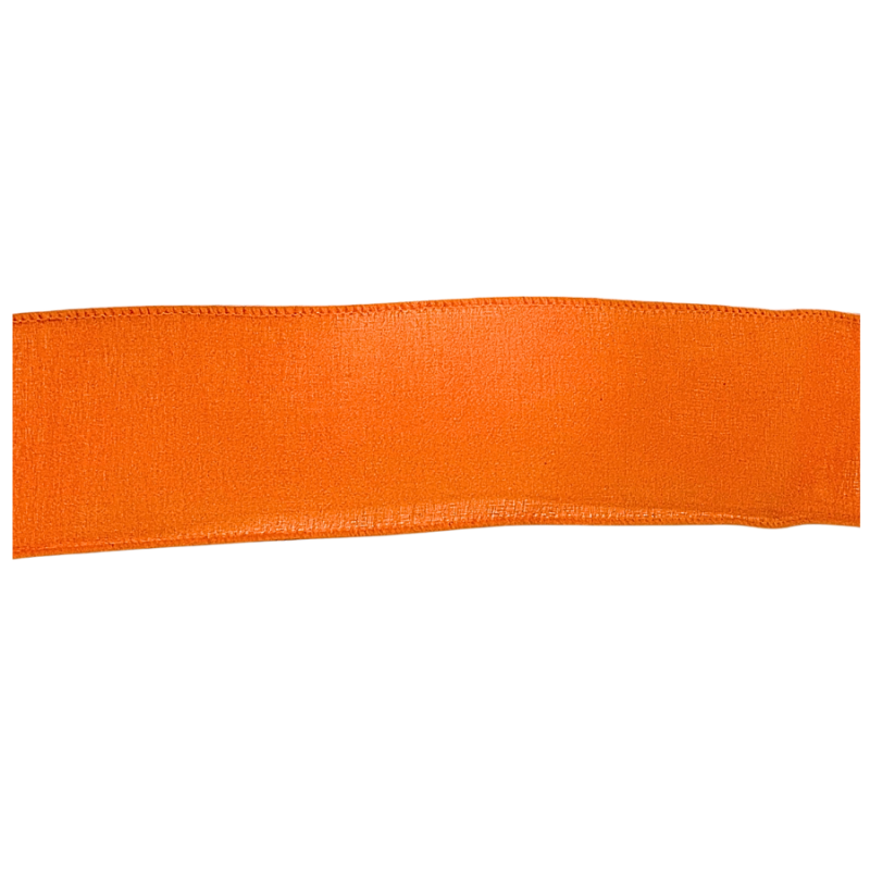 2.5" x 10yd Orange Gauze Ribbon