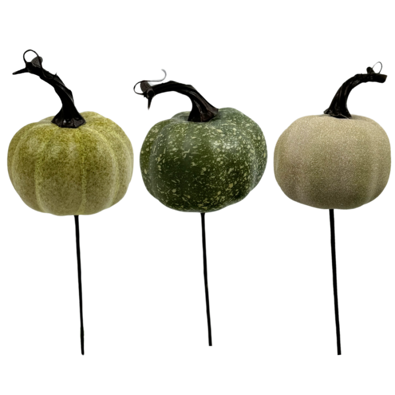 10.5" Pumpkin Pick 6-Pack Green