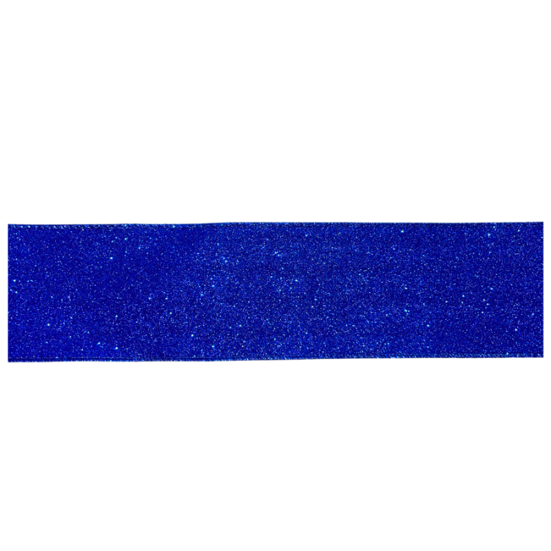 2.5" x 10yd Blue Sparkle Ribbon