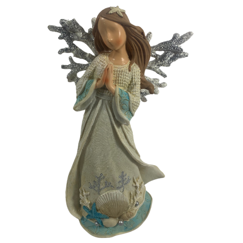 9" Coastal Angel Praying