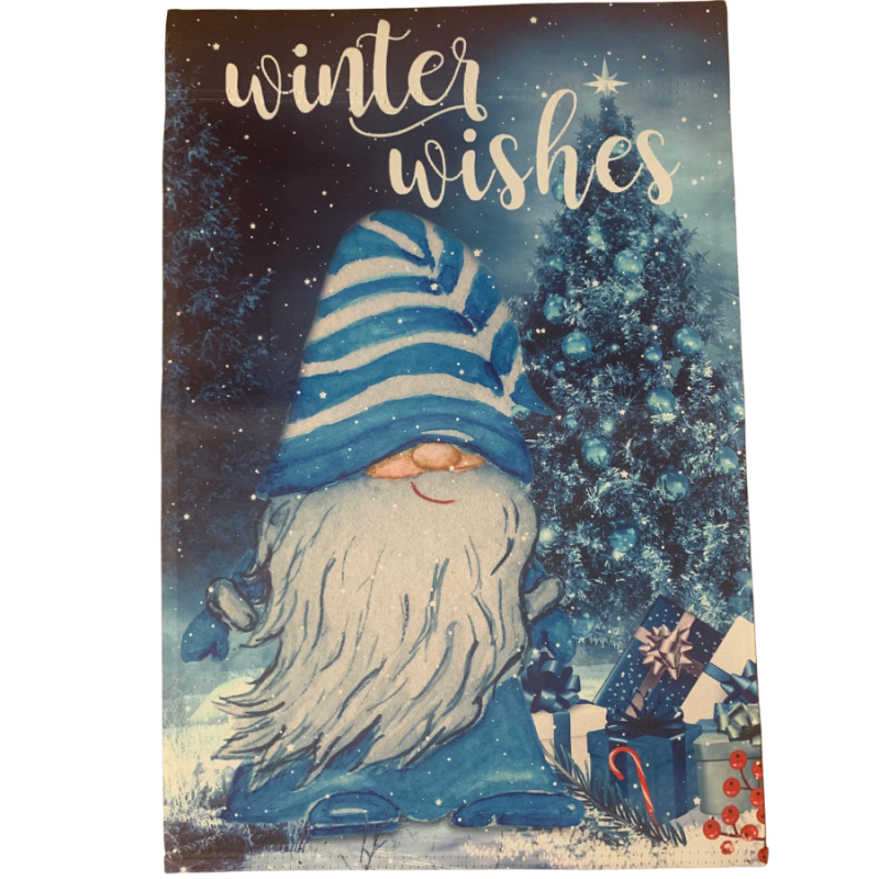 Winter Wishes Garden Flag