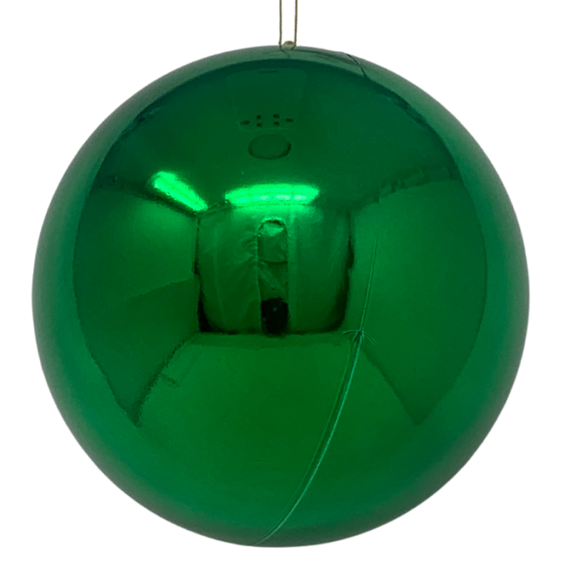 6" Shiny Green Ball Ornament